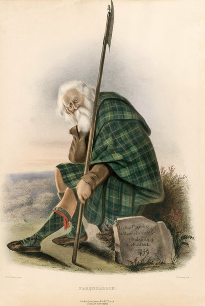 Farquharson, de The Clans of the Scottish Highlands, pub. 1845 de Robert Ronald McIan